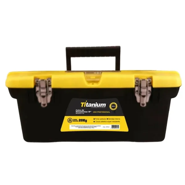 CAIXA DE FERRAMENTAS 19" 20KG - TITANIUM