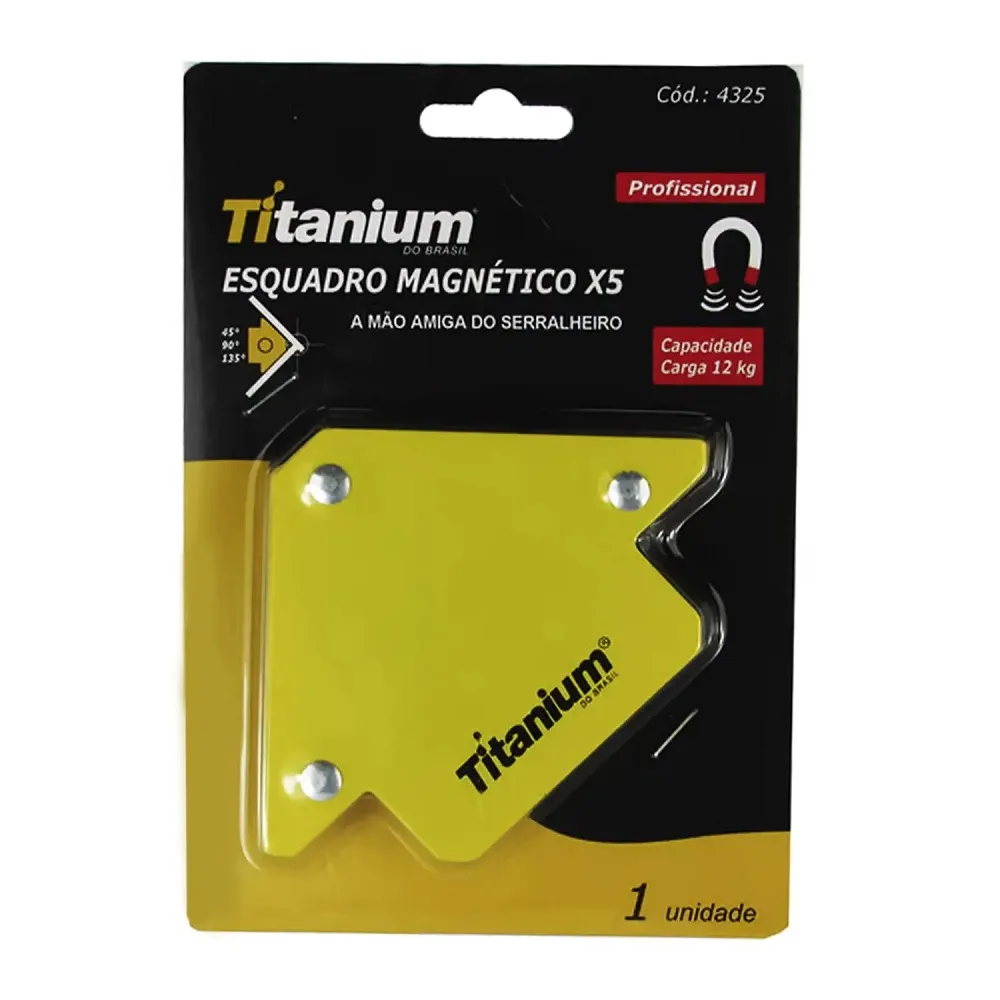 ESQUADRO MAGNETICO 12KG - TITANIUM