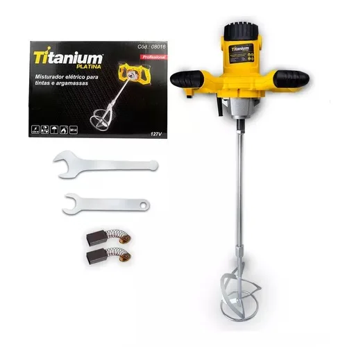 MISTURADOR ELETRICO PARA ARGAMASSA 1200W 127V - TITANIUM