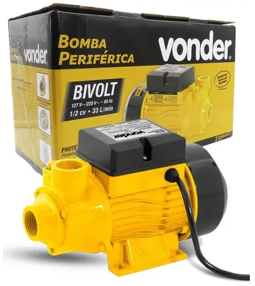 BOMBA PERIFERICA 1/2CV BPV375 127/220V - VONDER