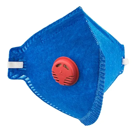 MASCARA DESCARTAVEL AZUL PFF 2 C/ VALVULA - PLASTCOR