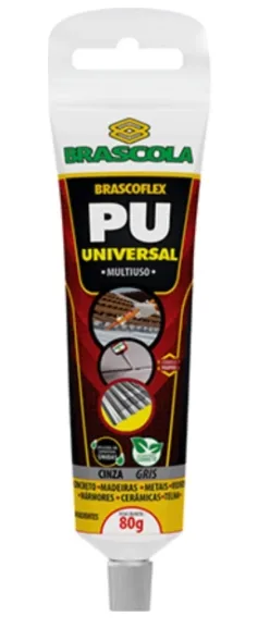 ADESIVO PU CINZA UNIVERSAL 80G - BRASCOLA