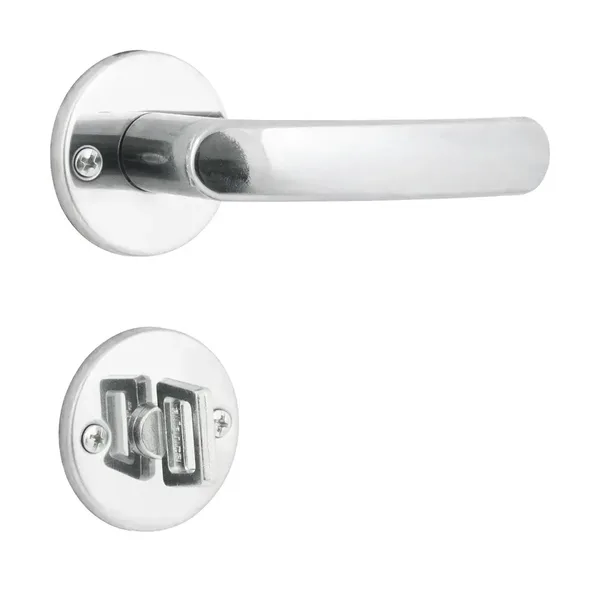 FECHADURA INOX PREMIUM BANHEIRO ROSETA 2800/11 - ALIANCA