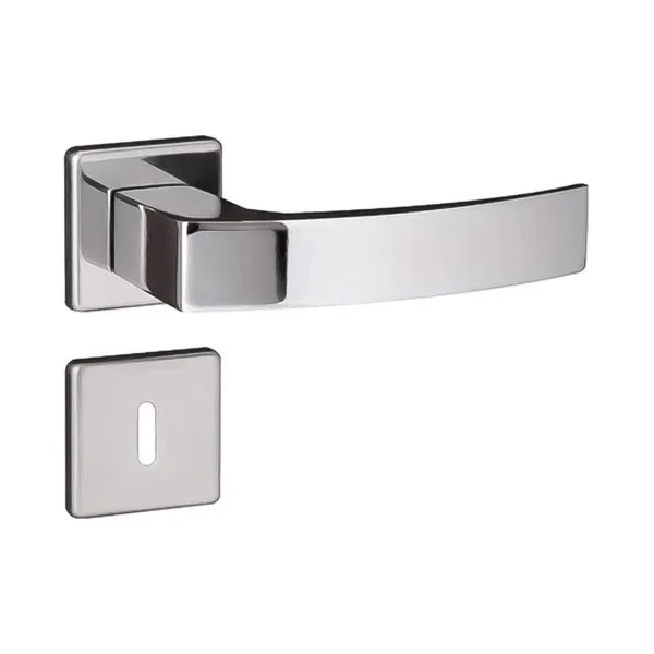 FECHADURA INOX PREMIUM INTERNA QUADRATTA ROSETA 2700/81 - ALIANCA