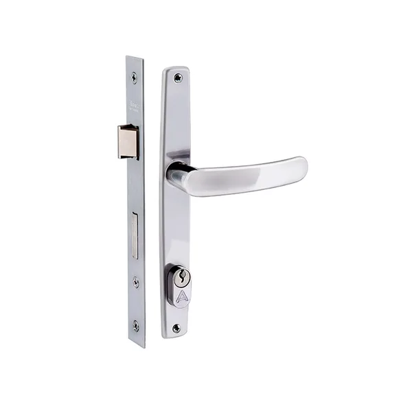 FECHADURA INOX ESTREITA EXTERNA SERRALHEIRO F-2400 - ALIANCA