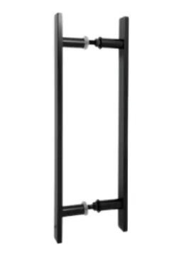 PUXADOR BARRA CHATA BLACK 60CM - ULTRA METAIS