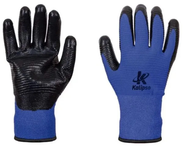 LUVA NITRIL WAVE AZUL T. 8 (M) - KALIPSO