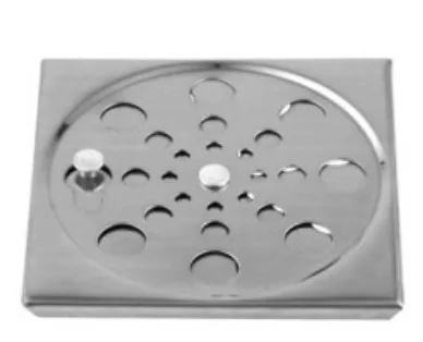 GRELHA INOX QUADRADA 10CM X 10CM C/ FECHO CROMADA - ULTRA METAIS