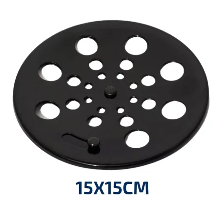 GRELHA INOX REDONDO 15CM X 15CM C/ FECHO BLACK - ULTRA METAIS