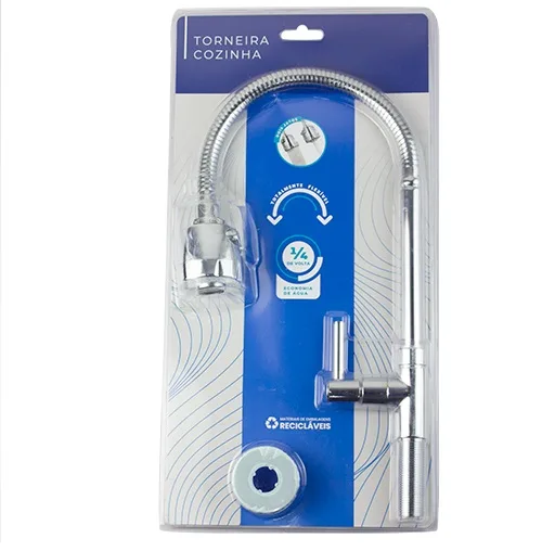 TORNEIRA GOURMET CROMADA COZ. BANCADA 5/8 C72 1/4 V - ULTRA METAIS