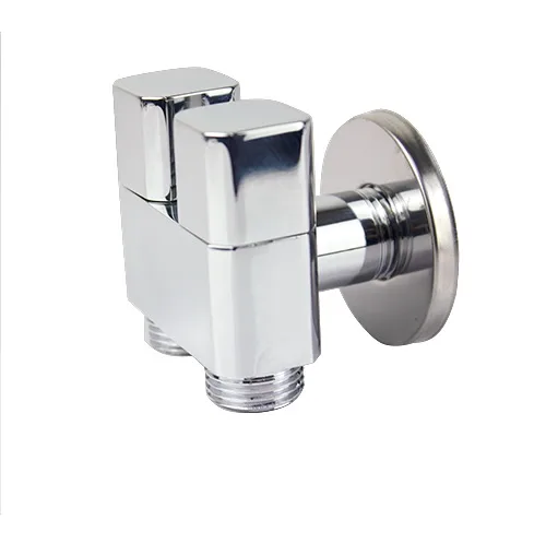 REGISTRO DUPLO DUCHA HIGIENICA BINOCULO OCTOGONO METAL CROMADO -