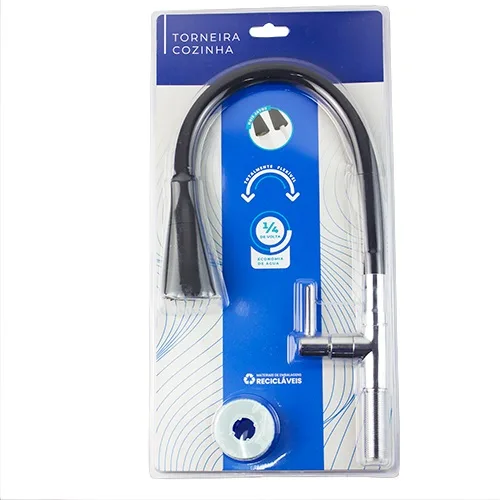 TORNEIRA GOURMET CONE PRETA COZ. BANCADA 5/8 C72 1/4 V - ULTRA METAIS
