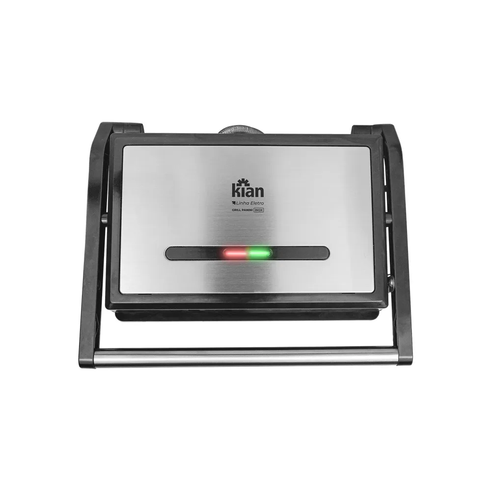 GRILL PANINI PRETA 220V 1200W - KIAN