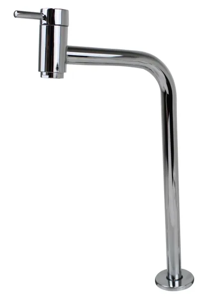 TORNEIRA LINK CROMADA BICA ALTA 19MM 40CM 3/4  90º 1/4 V - ULTRA METAIS