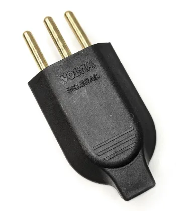 PINO MACHO 10A 3P PRETO - VOLTIM