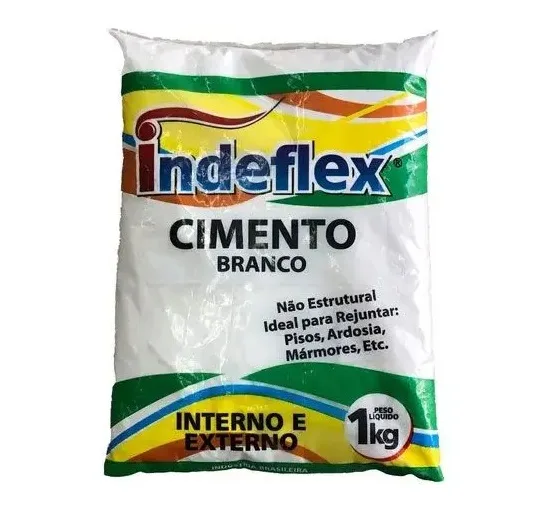 CIMENTO BRANCO NAO ESTRUTURAL 1KG - INDEFLEX