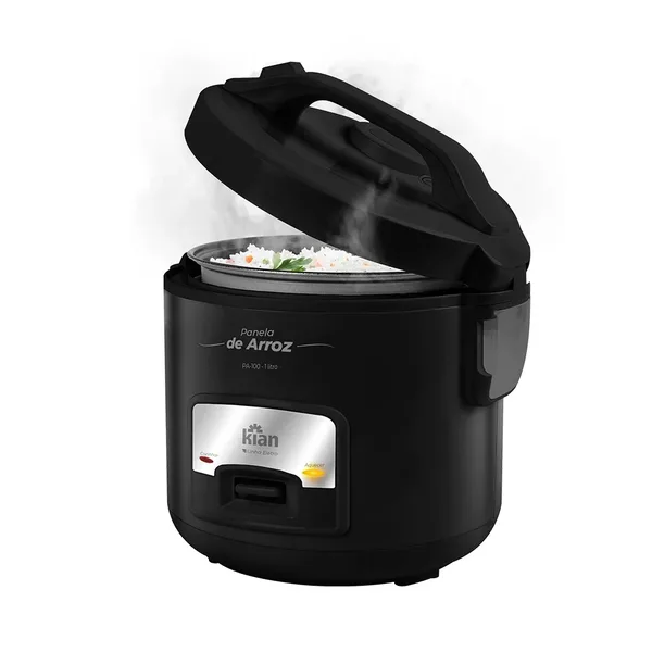 PANELA ARROZ 5 XICARAS PRETA PA-100 127V - KIAN