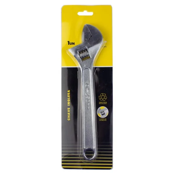CHAVE INGLESA CROMADA 10'' - RF MAX