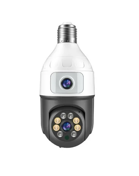 CAMERA DE SEGURANÇA WI-FI C/ 2 LENTES E27 - MEGA ACE