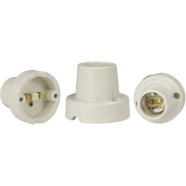 SOQUETE FIXO DE TETO PORCELANA - MUNDILUX