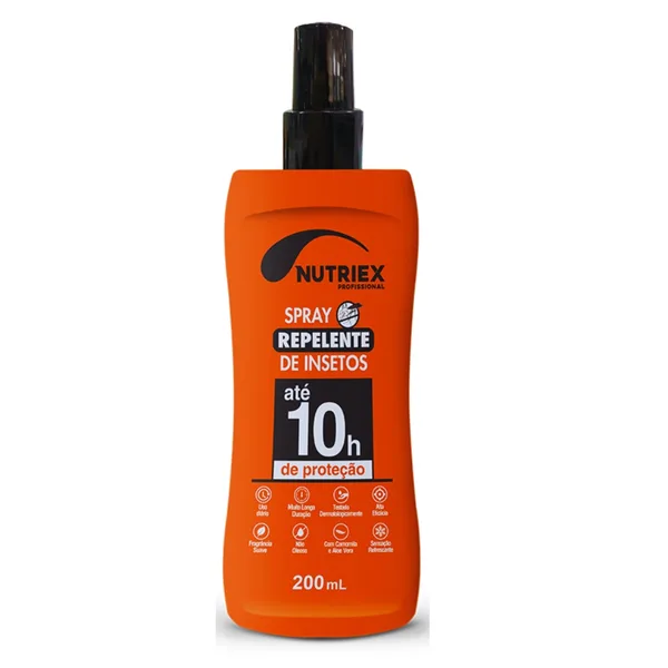 SPRAY REPELENTE INSETOS PROFISSONAL 10HR 200ML - NUTRIEX