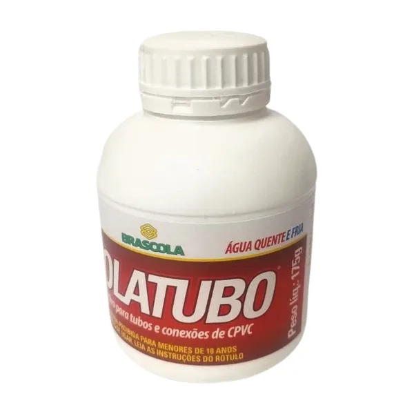 ADESIVO COLA PVC AGUA QUENTE E FRIA FRASCO C/ PINCEL 175 G - BRASCOLA