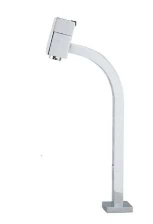 TORNEIRA LINK QUADRADA BICA ALTA CROMADA 14,5X34CM