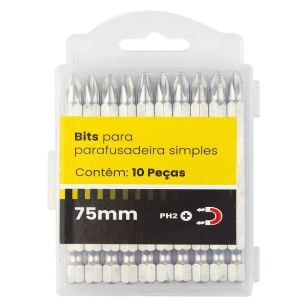 JG. BITS PHILIPS PH2 75MM S2 C/10 PC - RF MAX