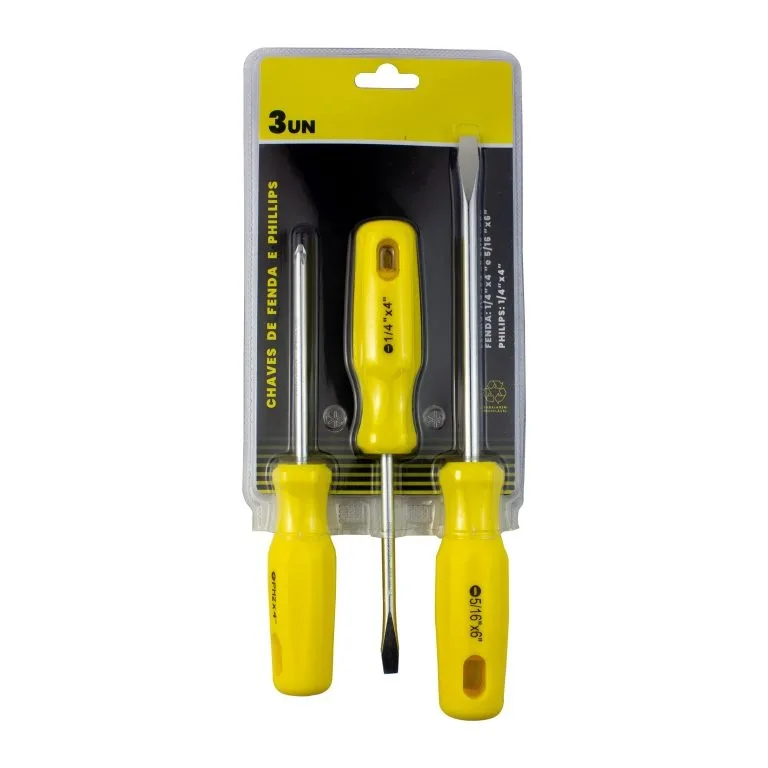 JG. CHAVES FENDA/PHILLIPS 3 PC - RF MAX