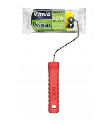 ROLO RESIMAX 9CM C/ CABO - PINCEIS ATLAS