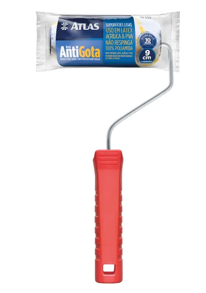 ROLO LA S/ RESPINGO 9CM C/ CABO (ANTIGOTA) - PINCEIS ATLAS