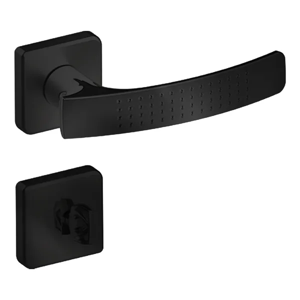 FECHADURA DOTS BANHEIRO PRETO FOSCO F-2800/64 - ALIANÇA