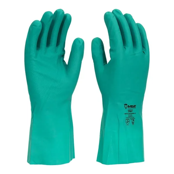 LUVA LATEX VERDE NITRILICA  T. 9 (G) - IMBAT