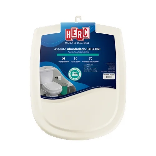 ASSENTO ALMOFADADO SABATINI AREIA - HERC
