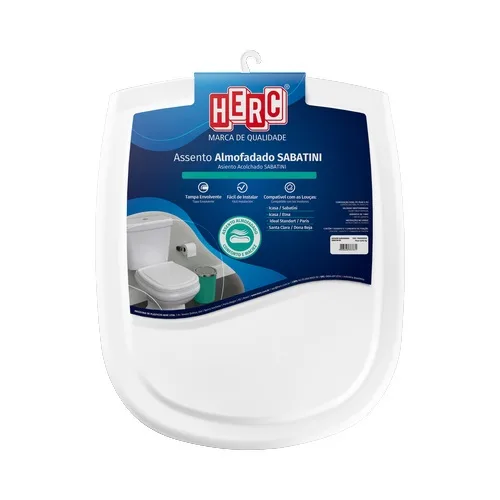 ASSENTO ALMOFADADO SABATINI BRANCO - HERC