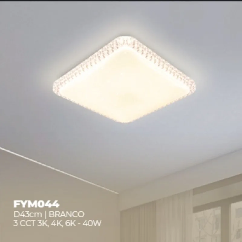 FYM044 LUM.FIXA ACABA. BRANCO- 3CCT 40W