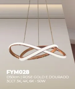 FYM028 - PEND ACAB ROSE GOLD - 3CCT D50CM- 50W