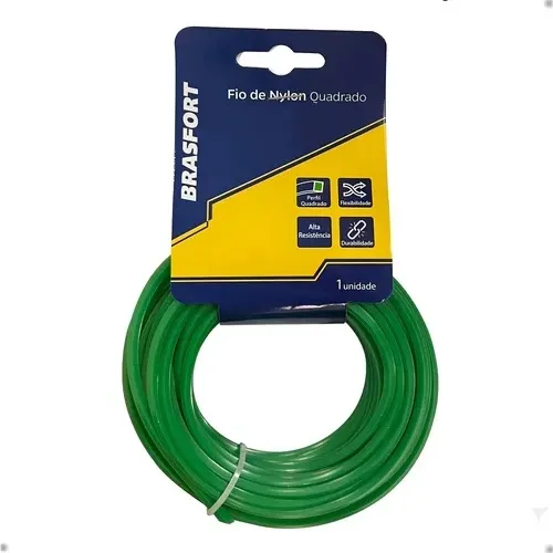 FIO NYLON QUADRADO 3,0MM (RL 10M) - BRASFORT