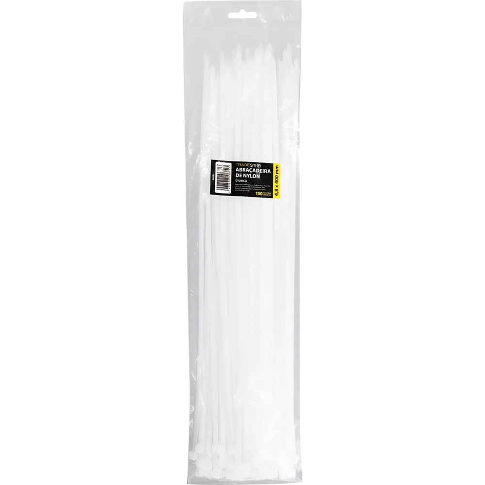 ABRAC NYLON BR 4.8MM X 400MM C/ 100 UN - TRADESTAR