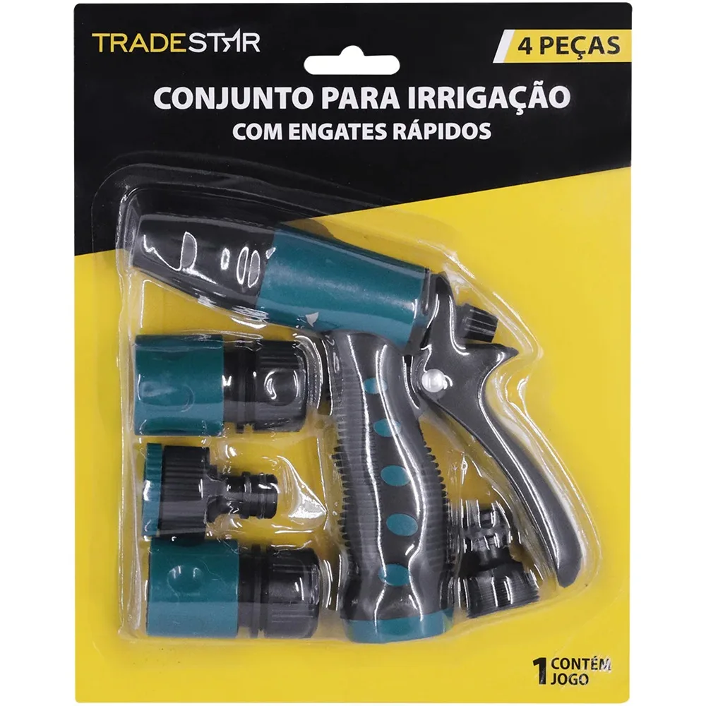 JG. IRRIGACAO (ESGUICHO/ BICO /ENGATE) C/ 4 PC - TRADESTAR