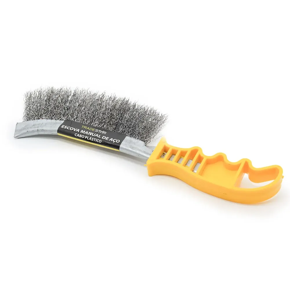 ESCOVA ACO CARBONO C/ CABO PLASTICO - TRADESTAR