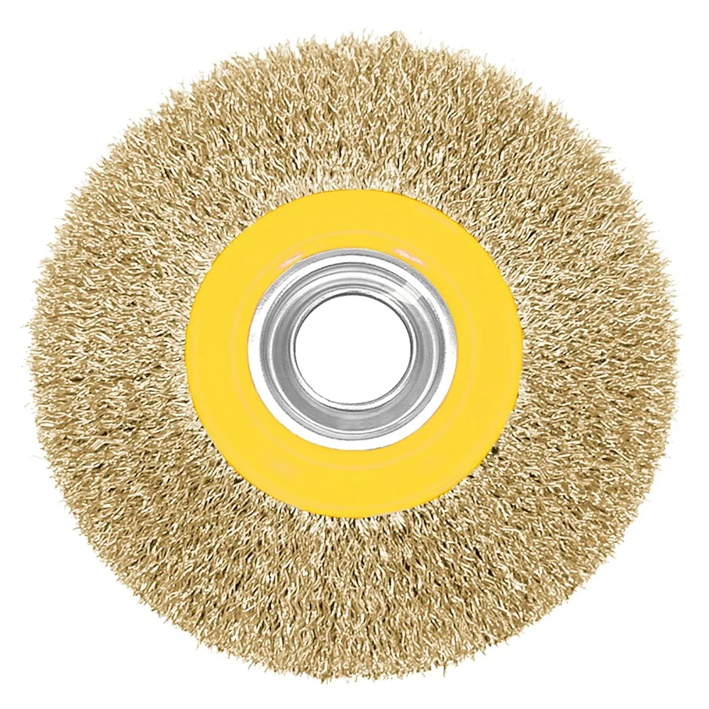 ESCOVA ACO CIRCULAR ONDULADA 6" X 1" M14 - TRADESTAR