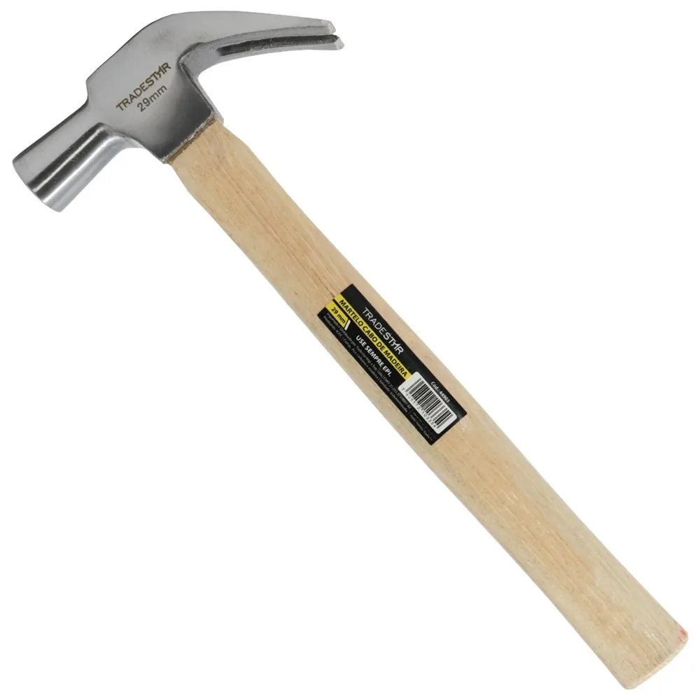 MARTELO UNHA CABO POLIDO 29MM - TRADESTAR
