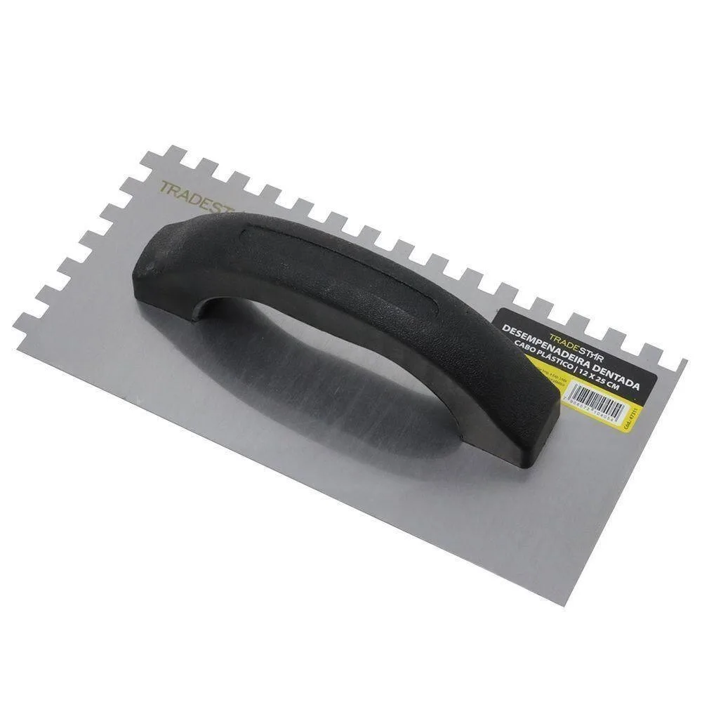 DESEMPENADEIRA DENTADA 12 X 25CM - TRADESTAR