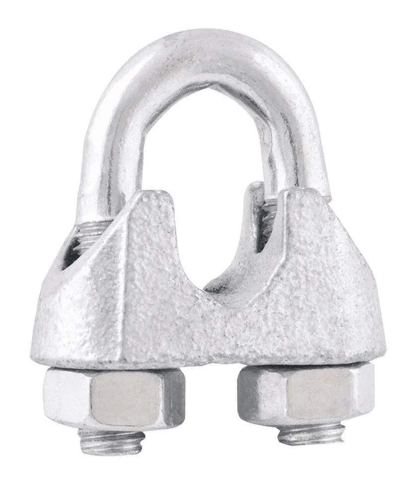 GRAMPO P/ CABO DE ACO 1/8" C/ 50 UN - FERTAK