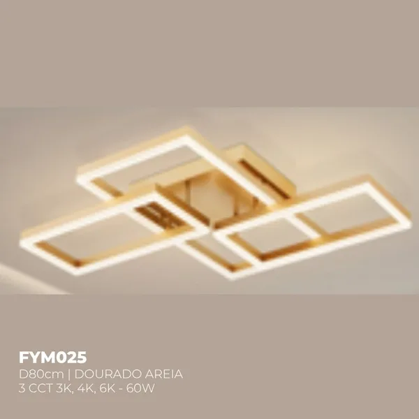 FYM025 - LUMIN. ACAB. SAND GOLD-3CCT- L80-60W