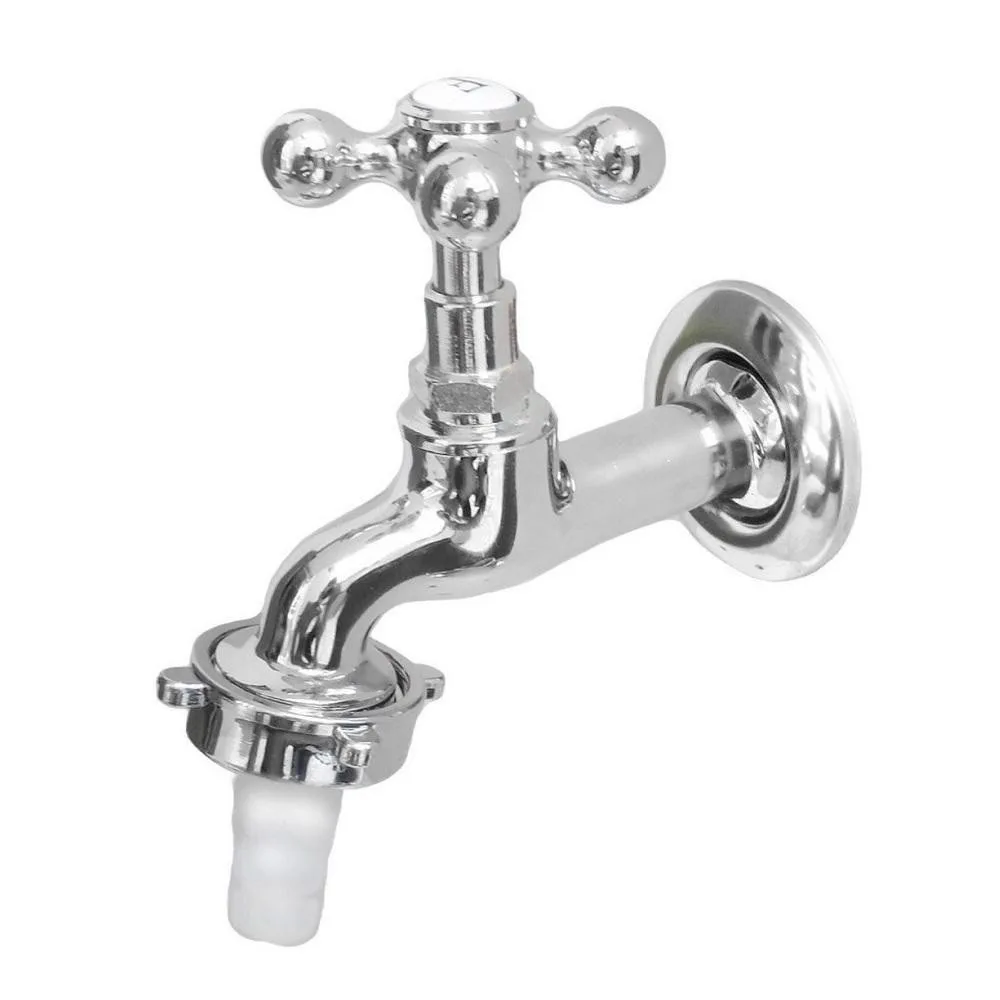 TORNEIRA ZAMAC 1130 CROMADA TANQUE/JARDIM C33 LITE C/ BICO