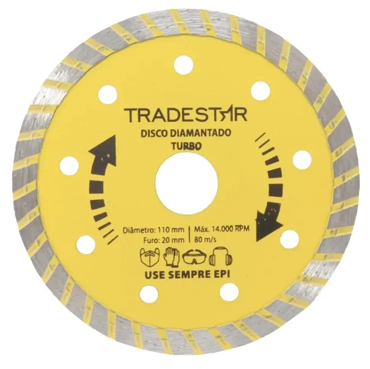 DISCO DIAMANTADO TURBO 4.1/2" - TRADESTAR