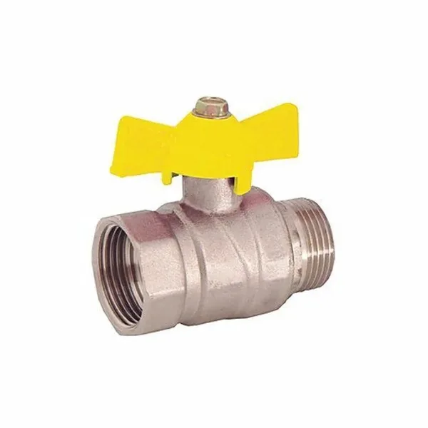 VALVULA ESFERA RETA GAS MXF 1/2'' - ROCO