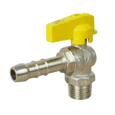 VALVULA ANGULAR GAS 1/2'' M X 3/8'' TM - ROCO